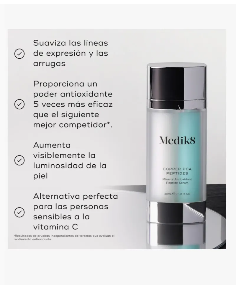 Medik8 Copper PCA Peptides Antioxidante 30 ml