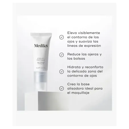Medik8 Eyelift Peptides Gel Reafirmante Antiedad 15 ml