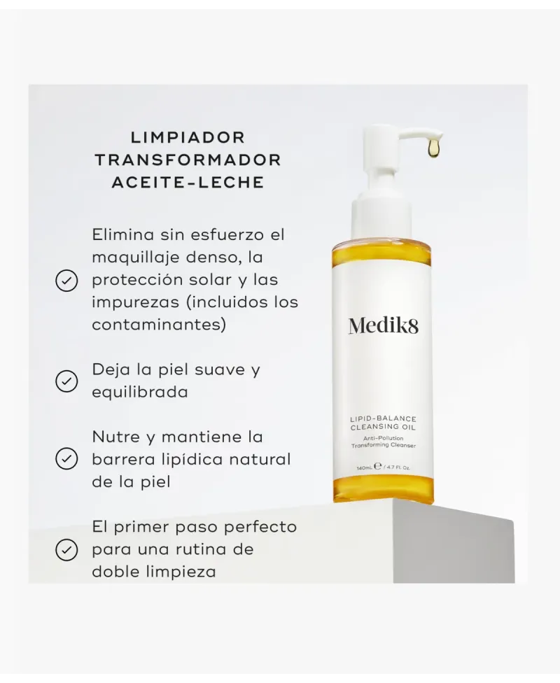 Medik8 Lipid Balance Aceite Limpiador 140 ml