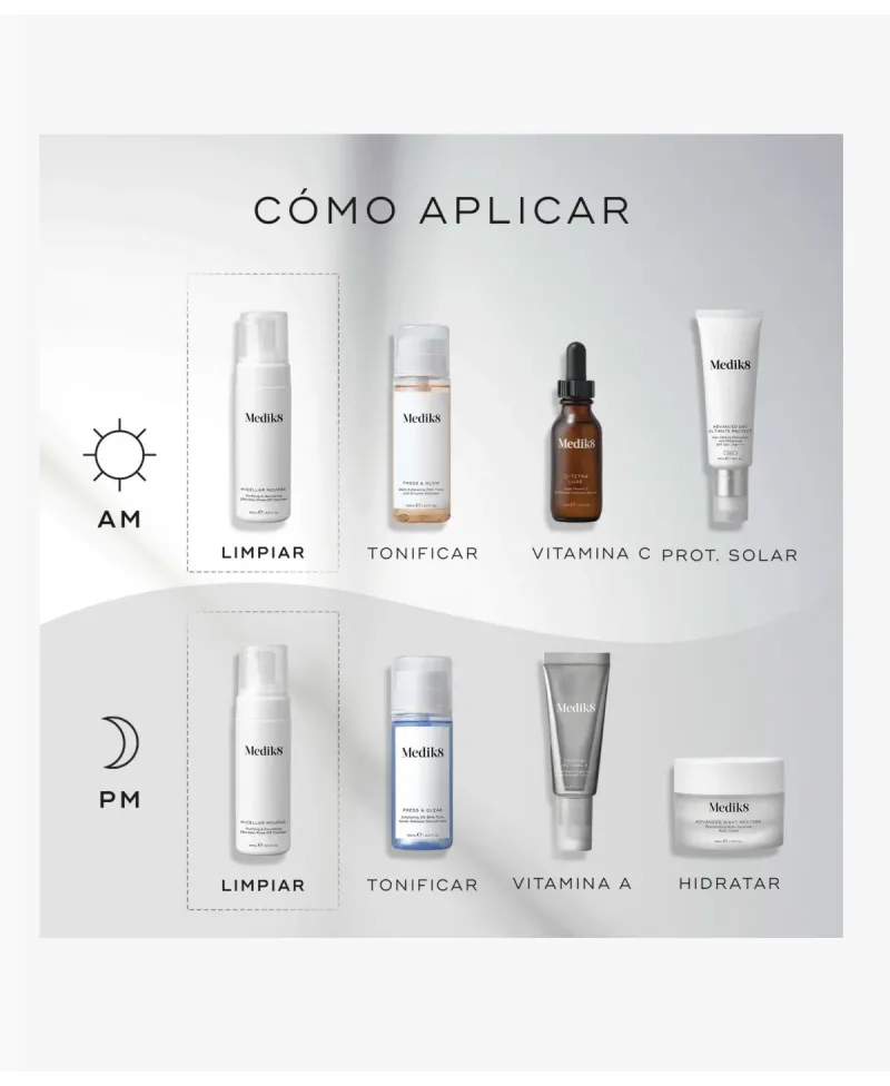 Medik8 Micelar Mousse Limpiador 150 ml