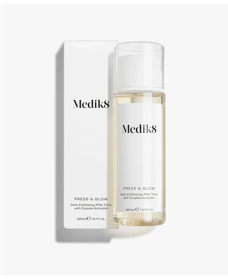 Medik8 Press & Glow Tónico Exfoliante Diario PHA 200 ml