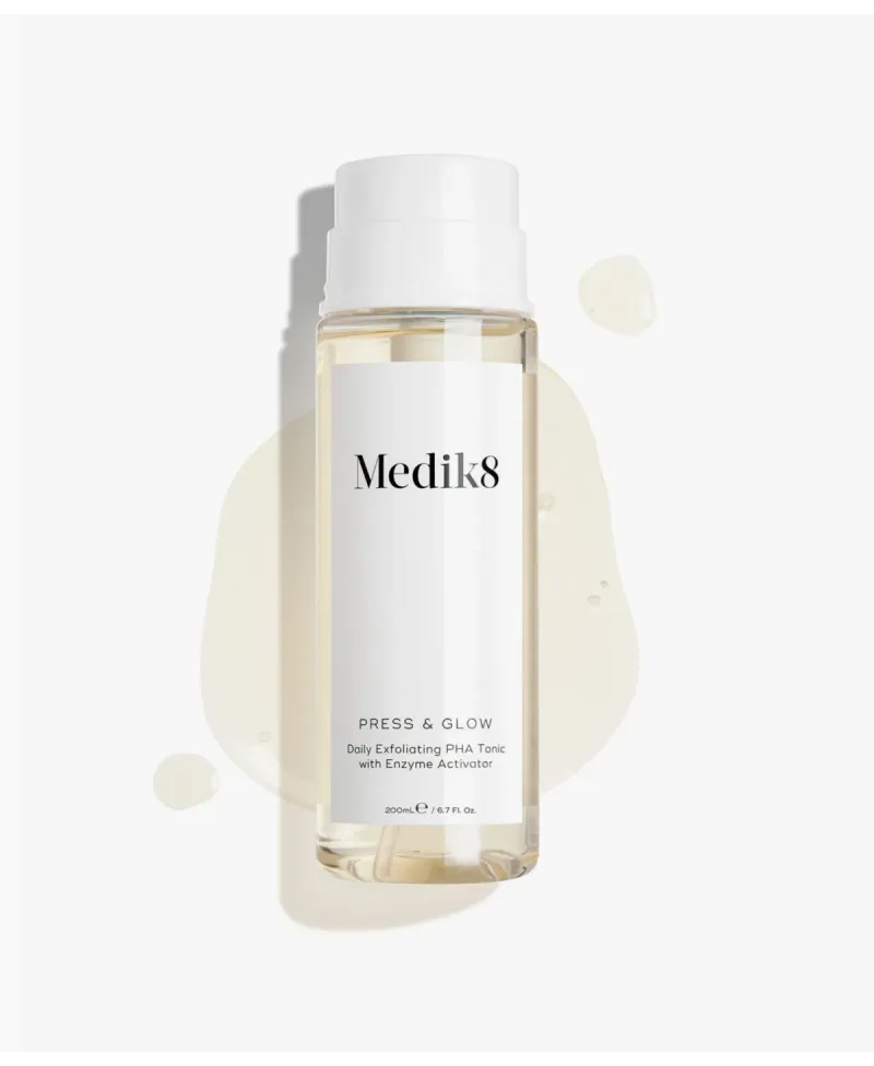 Medik8 Press & Glow Tónico Exfoliante Diario PHA 200 ml