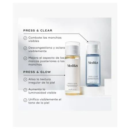 Medik8 Press & Glow Tónico Exfoliante Diario PHA 200 ml