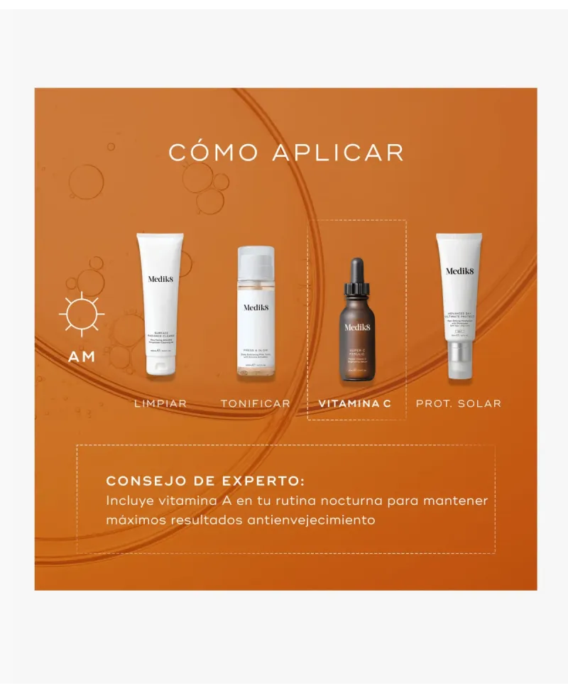 Medik8 Super C Ferulic Sérum Iluminador con Vitamina C 30 ml