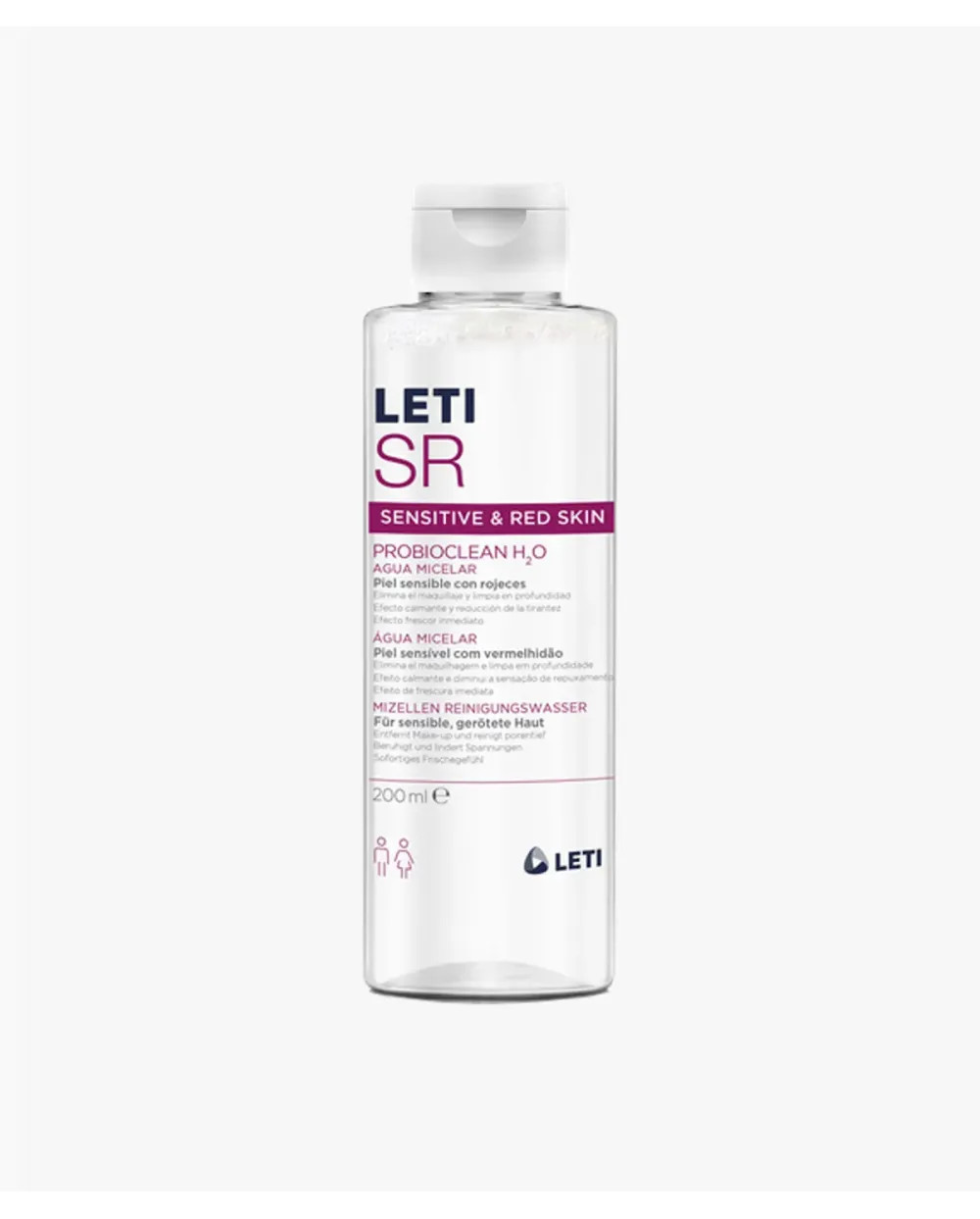 LetiSR ProbioClean H2O Agua Micelar 200 ml
