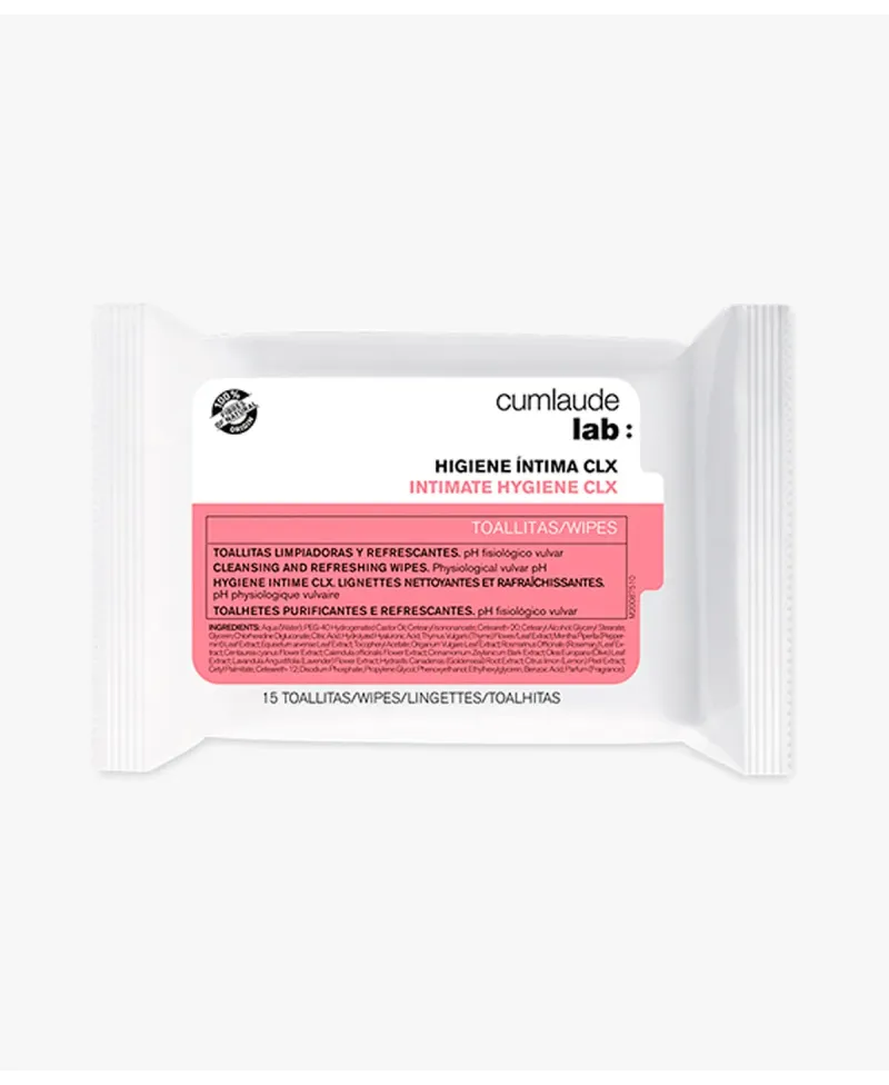 Cumlaude Toallitas Íntimas CLX 15 uds