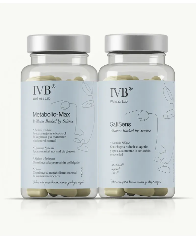 IVB Metabolic Max 60 cápsulas + IVB SatiSens 60 Cápsulas Pack