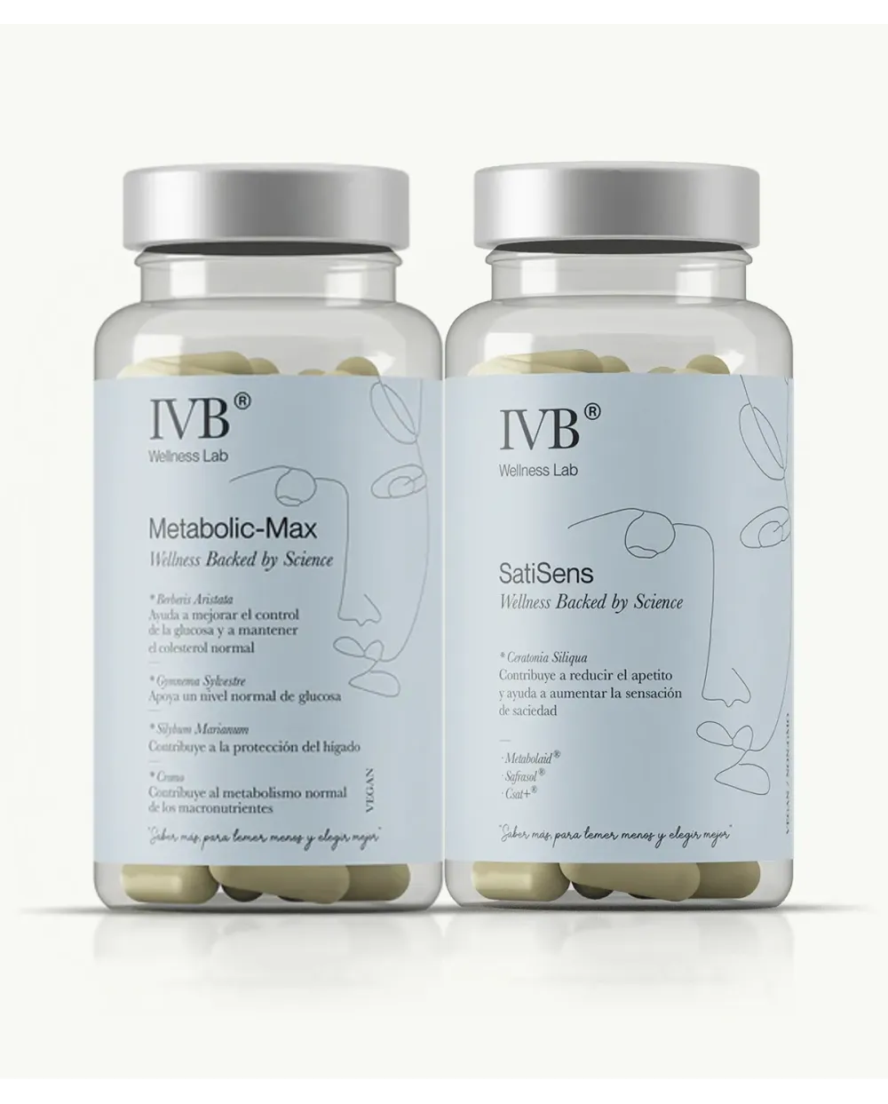 IVB Metabolic Max 60 cápsulas + IVB SatiSens 60 Cápsulas Pack