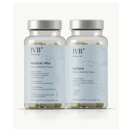 IVB Metabolic Max 60 cápsulas + IVB SatiSens 60 Cápsulas Pack