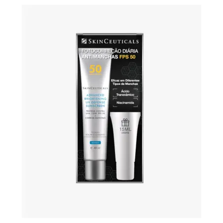 Skinceuticals Pack Advanced Brightening Uv Defense Sunscreen SPF50 40 ml + REGALO Minitalla 15 ml