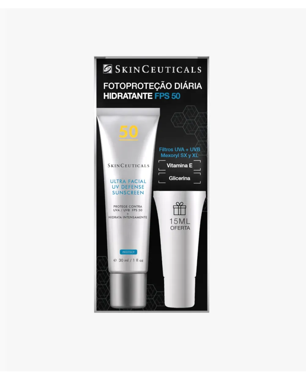 Skinceuticals Pack Ultra Facial UV Defense SPF50 30 ml + REGALO minitalla15 ml