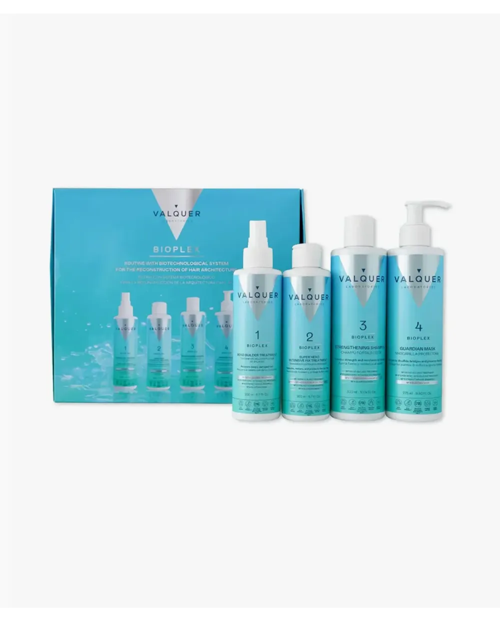 Valquer Bioplex Tratamiento Completo para Reconstrucción y Protección Capilar 975 ml
