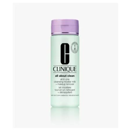 Clinique All About Clean Leche Limpiadora Micelar y Desmaquillante Todo el Uno 200 ml