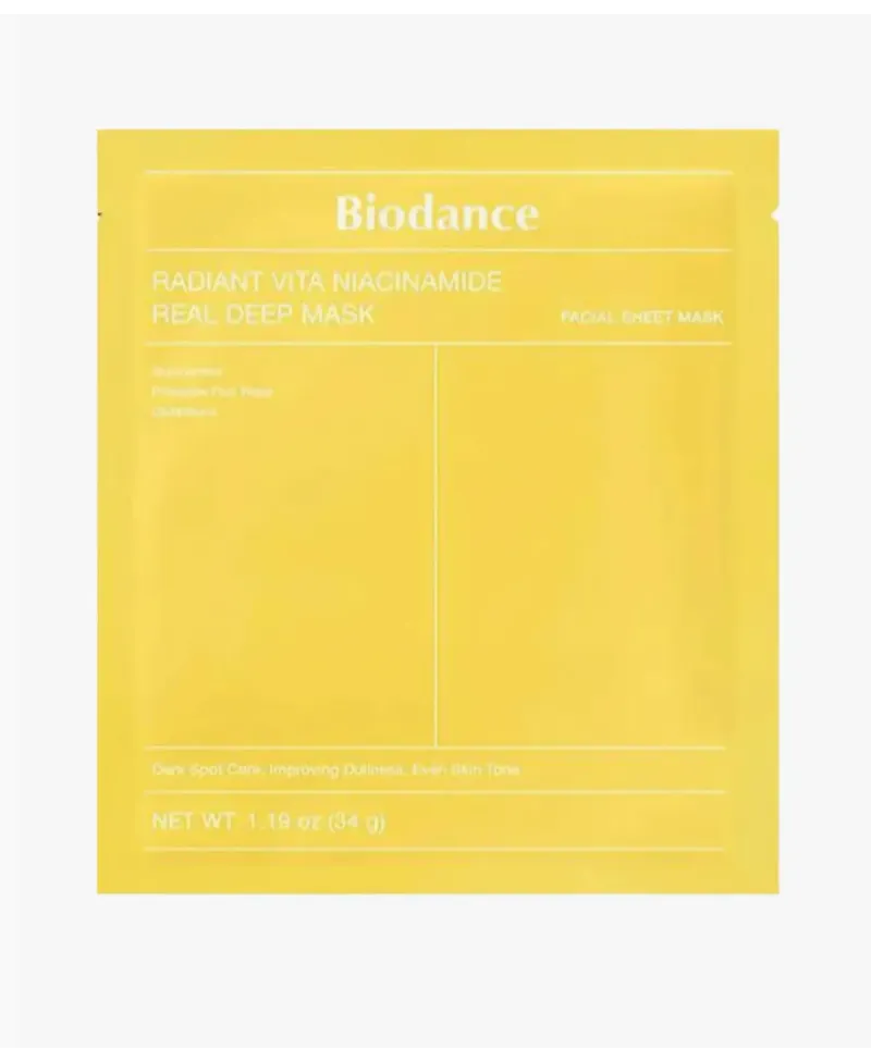 Biodance Radiant Vita Niacinamide Real Deep Mask 1 Unidad