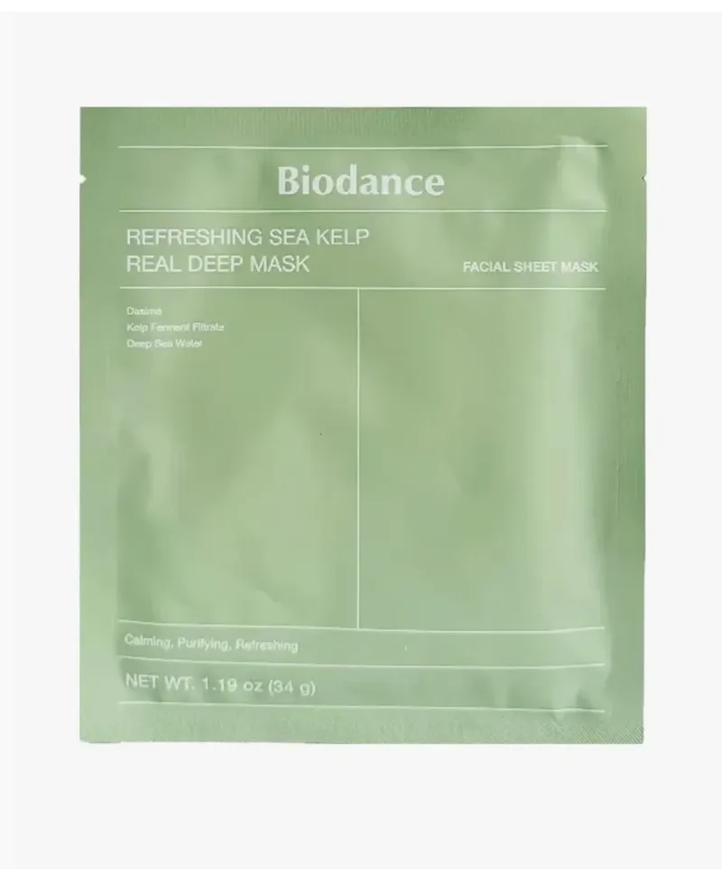 Biodance Refreshing Sea Kelp Real Deep Mask 1 Unidad