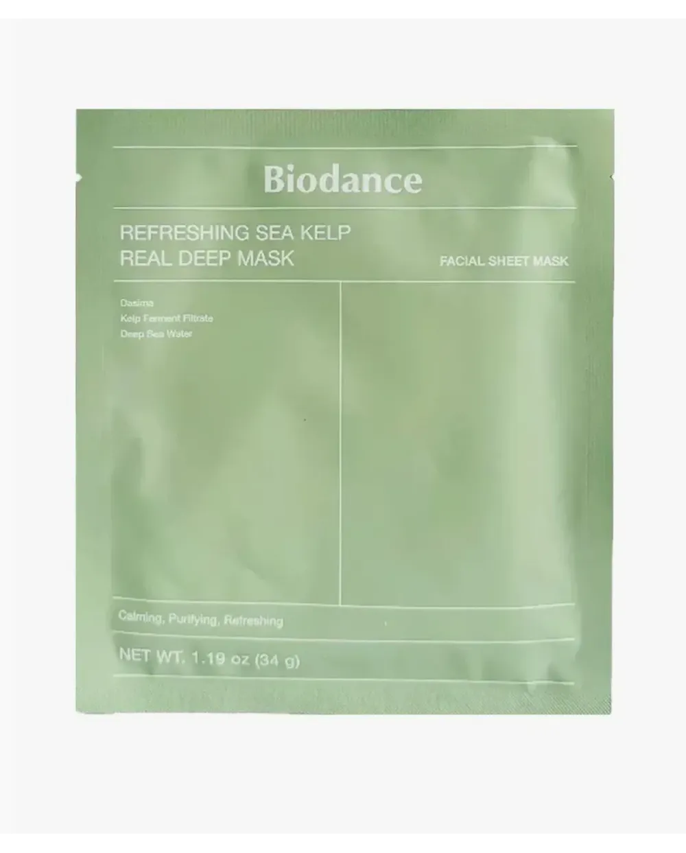 Biodance Refreshing Sea Kelp Real Deep Mask 1 Unidad