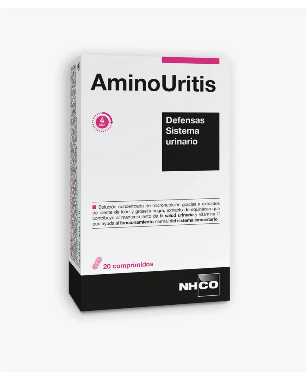 NHCO AminoUritis Defensas y Sistema Urinario 20 Comprimidos
