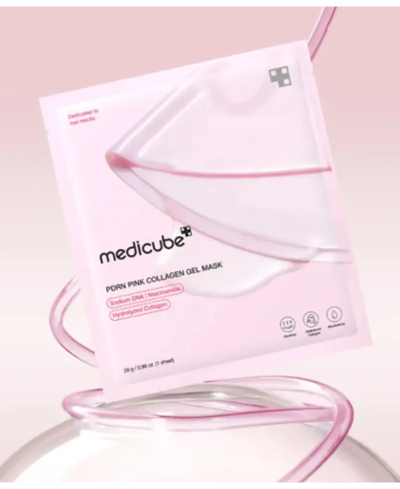 Medicube Salmon Pink Collagen Mask 1 Unidad de 25 ml