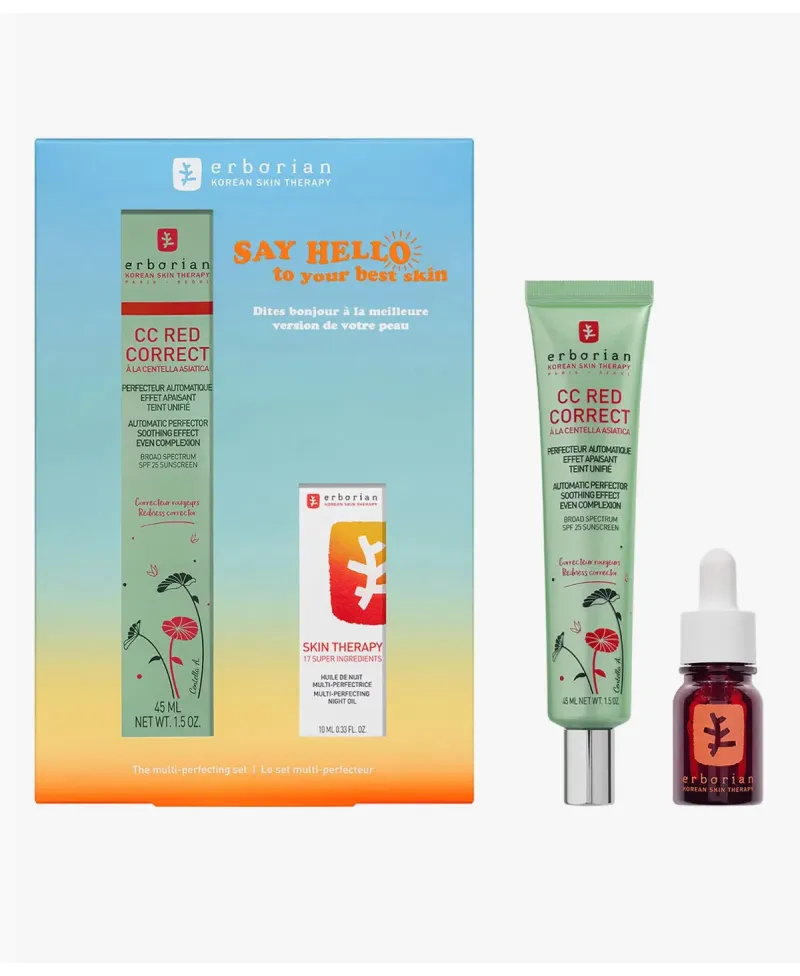 Erborian The Multi-Pecfercting Set: CC Red Correct 50 ml + Skin Therapy 10 ml