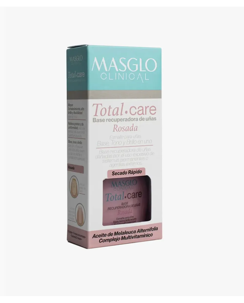 Masglo Esmalte de Uñas Total Care Rosa 13.5 ml