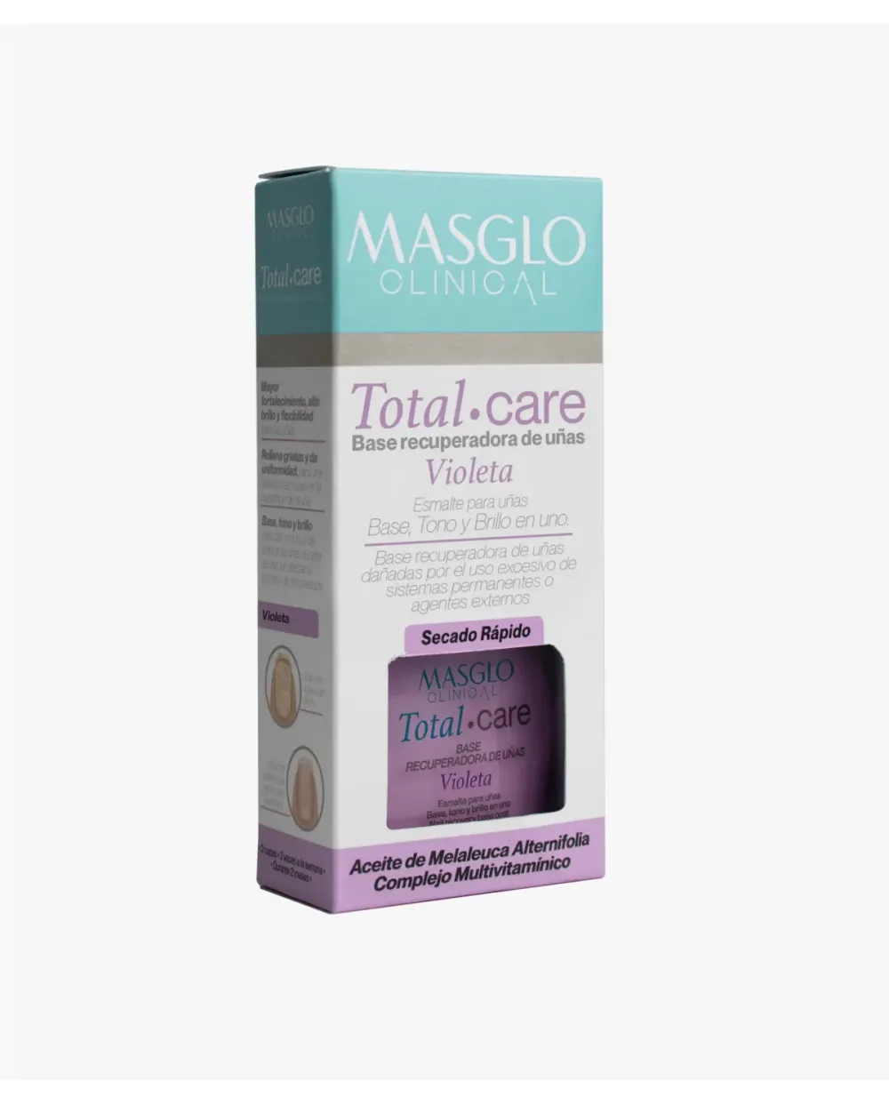 Masglo Esmalte de Uñas Total Care Violeta 13.5 ml