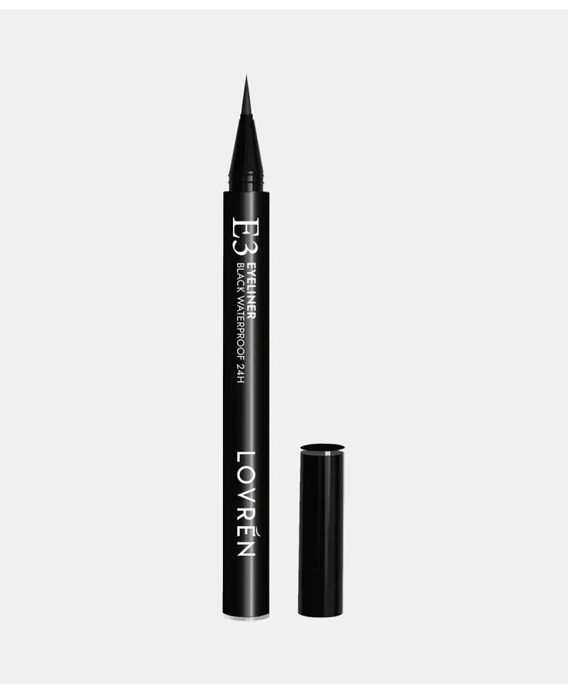 Lovrén E3 Eyeliner Negro Waterproof