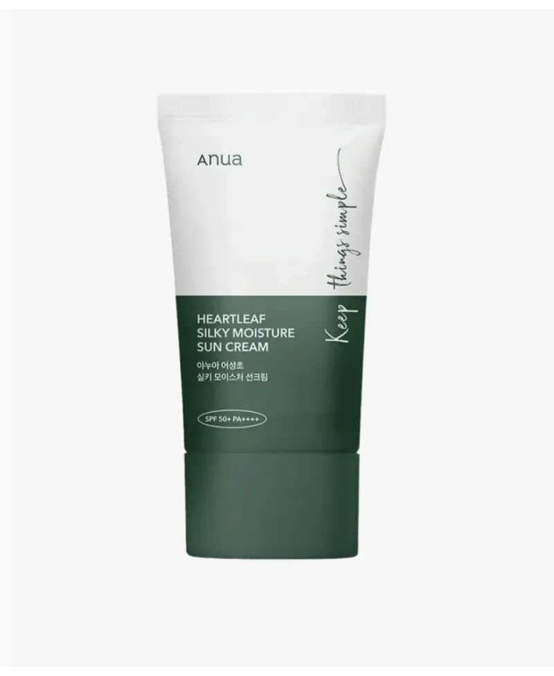 Anua Heartleaf Silky Moisture Sun Cream SPF 50+ PA++++ 50 ml