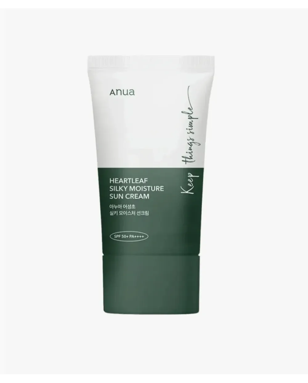 Anua Heartleaf Silky Moisture Sun Cream SPF 50+ PA++++ 50 ml