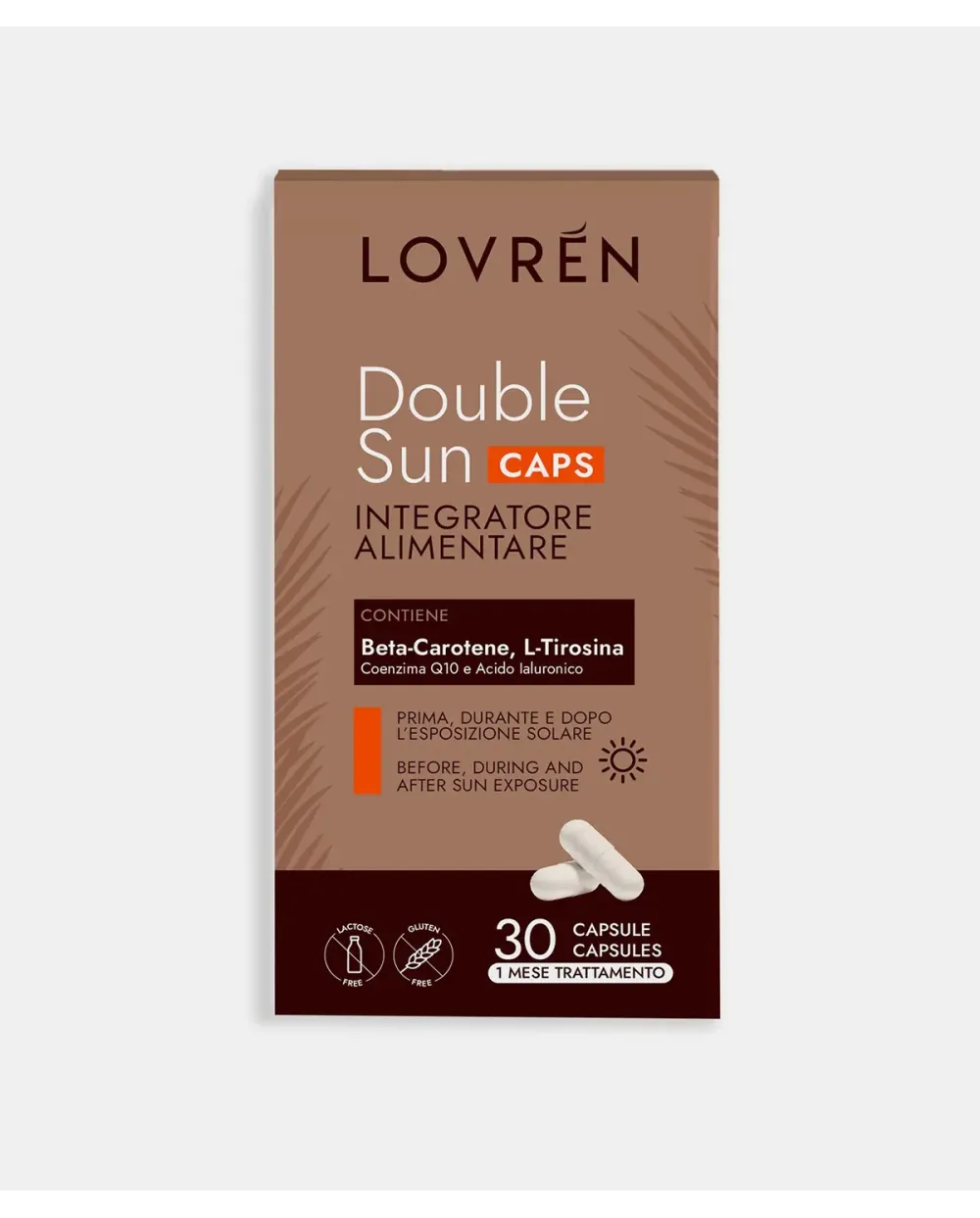 Lovrén Solaire Suplemento Alimentar DoubleSun 30 cps