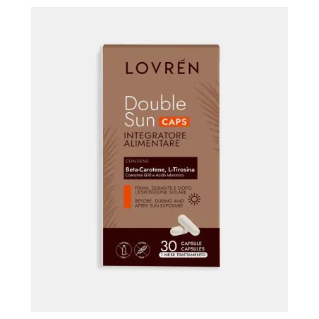 Lovrén Solaire Suplemento Alimentar DoubleSun 30 cps