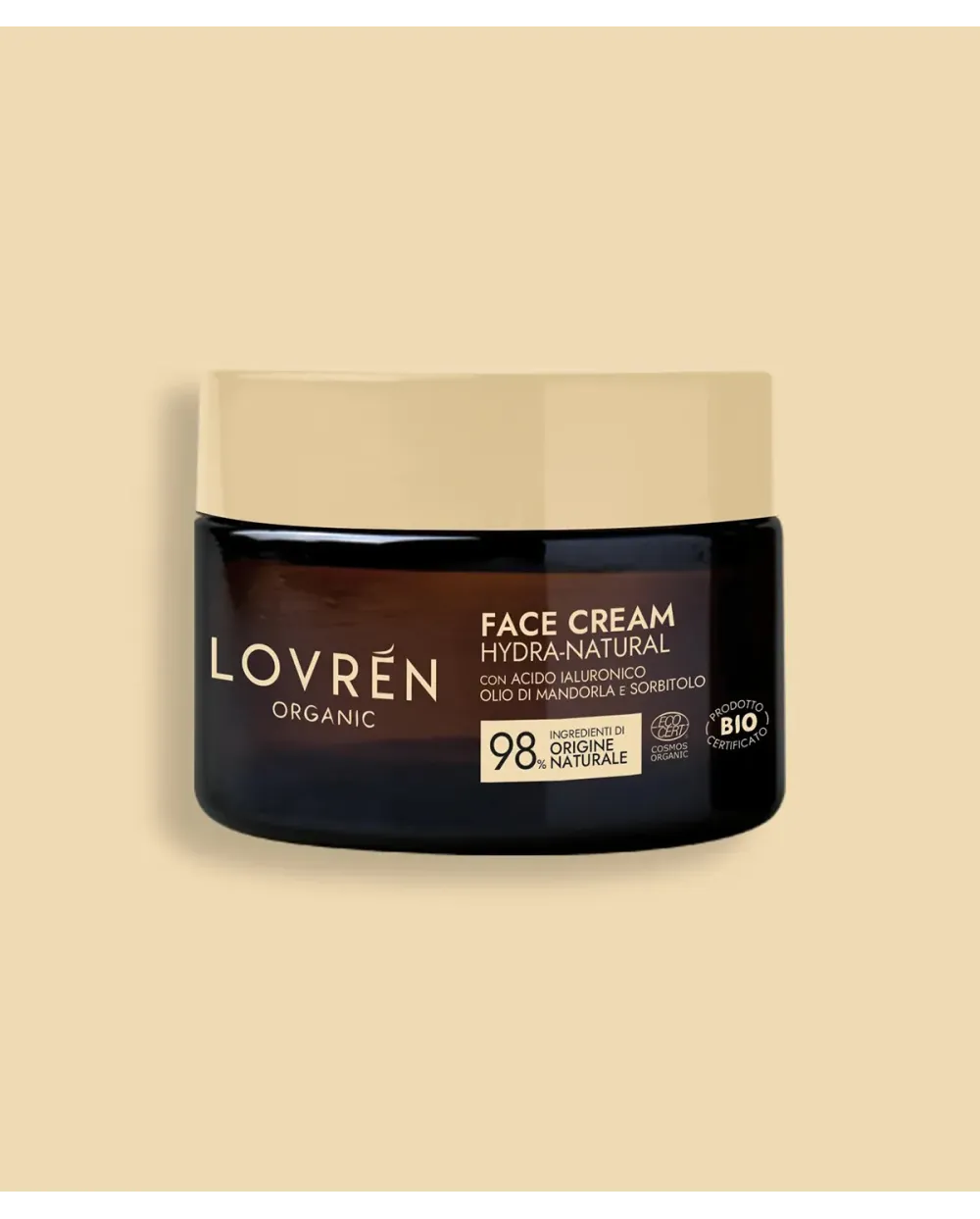Lovrén Crema Facial Hydra-Natural COSMOS 50ml