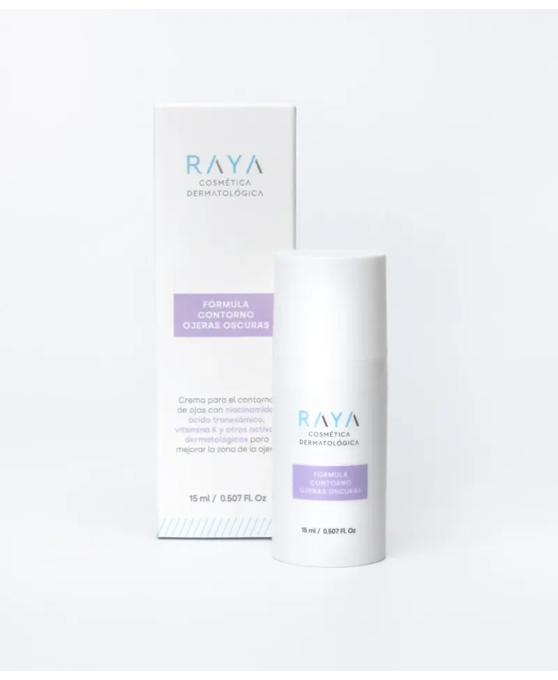 Raya Cosmética Dermatológica Fórmula Contorno Ojeras Oscuras 15 ml