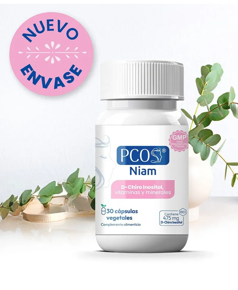 PCOS Niam Ovarios Poliquísticos 30 Cápsulas