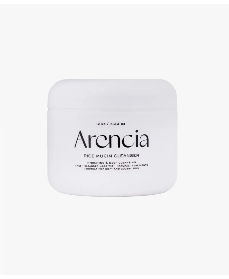 Arencia Rice Mucin Cleanser Brightening and Moisturizing Face Wash 120g