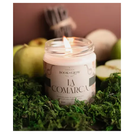 Book & Glow La Comarca - Vela de Soja Vegana