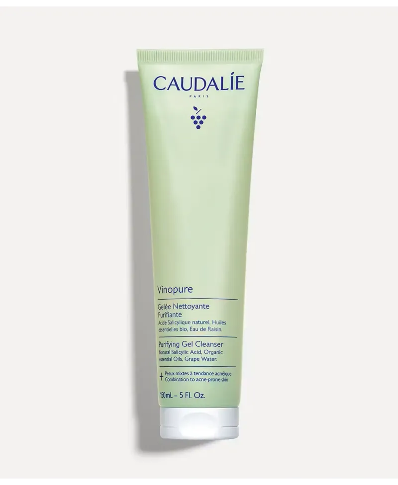 Caudalie Vinopure Gelatina Limpiadora Purificante con Acido Salicílico 150 ml