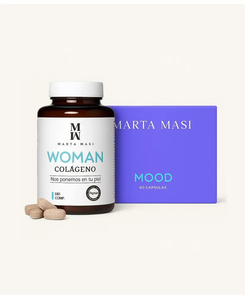 Marta Masi Mood 60 cápsulas + Woman Colágeno 180 Comprimidos