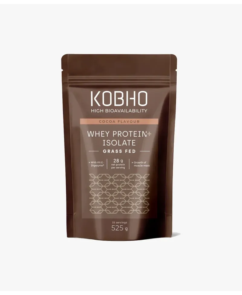 Kobho Proteína Whey Aislada Sabor Cacao 525 g