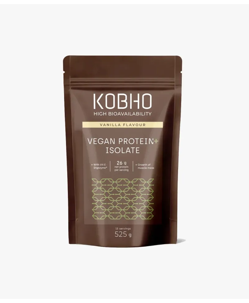 Kobho Proteína Vegana Aislada Sabor Vainilla 525 g