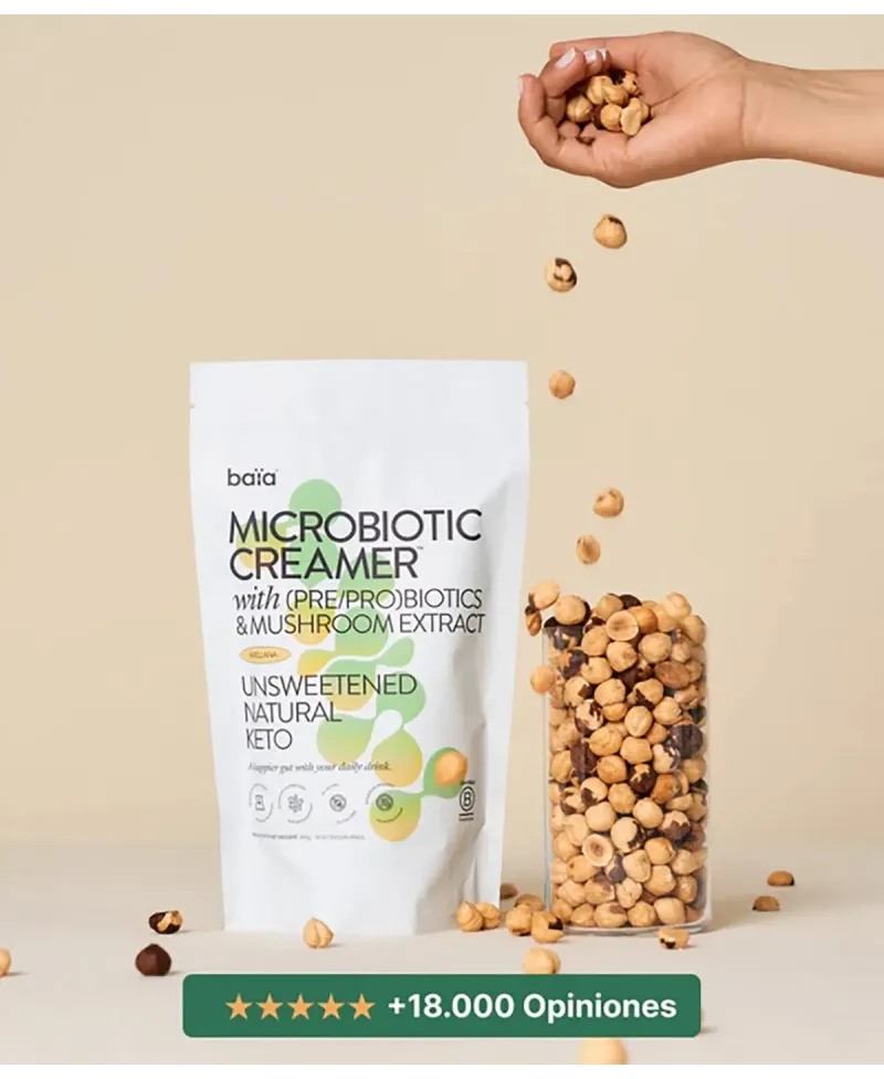 Baia Food Microbiotic Creamer Sabor Avellana