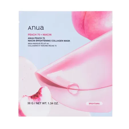 Anua  Peach 70 Niacin Brightening Collagen Mask 38G