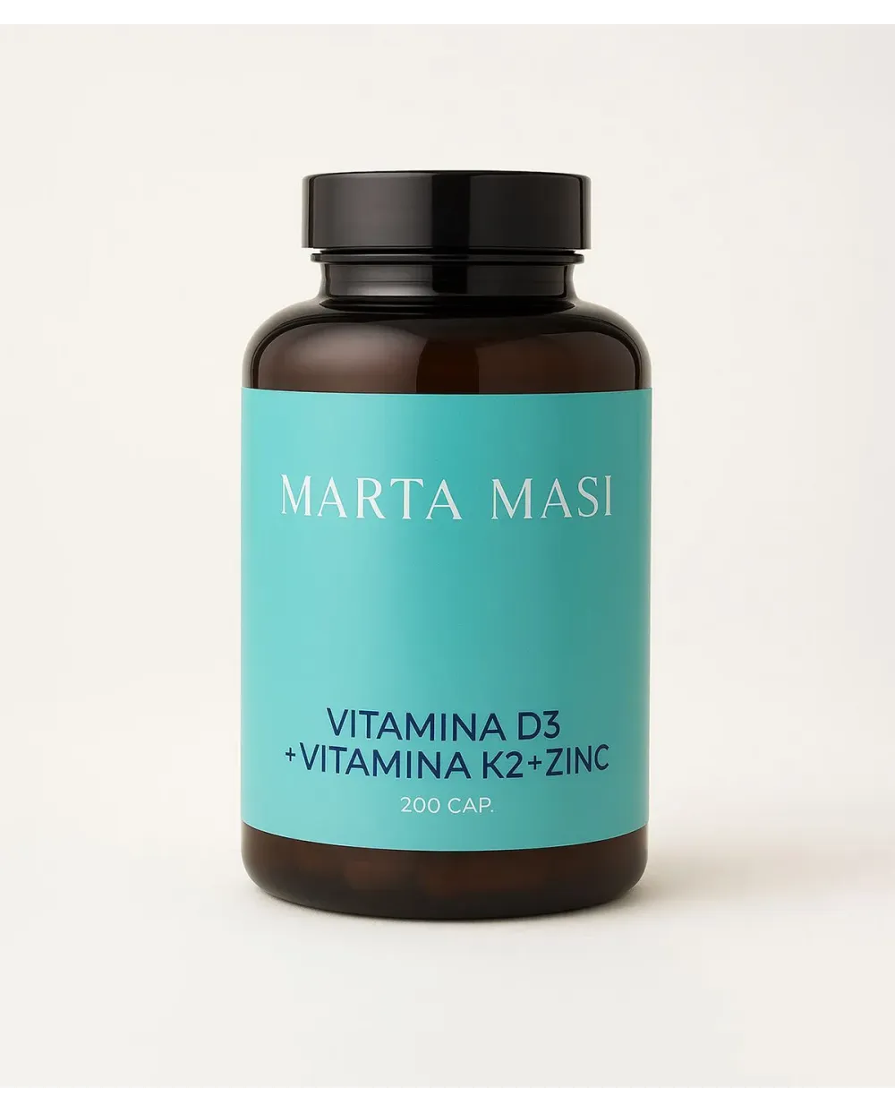 Marta Masi Max Vitamina D3 + Vitamina K2 + Zinc 200 cápsulas