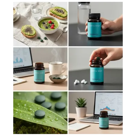 Marta Masi Espirulina Pura | Energía, Detox, Control Peso, Antioxidante