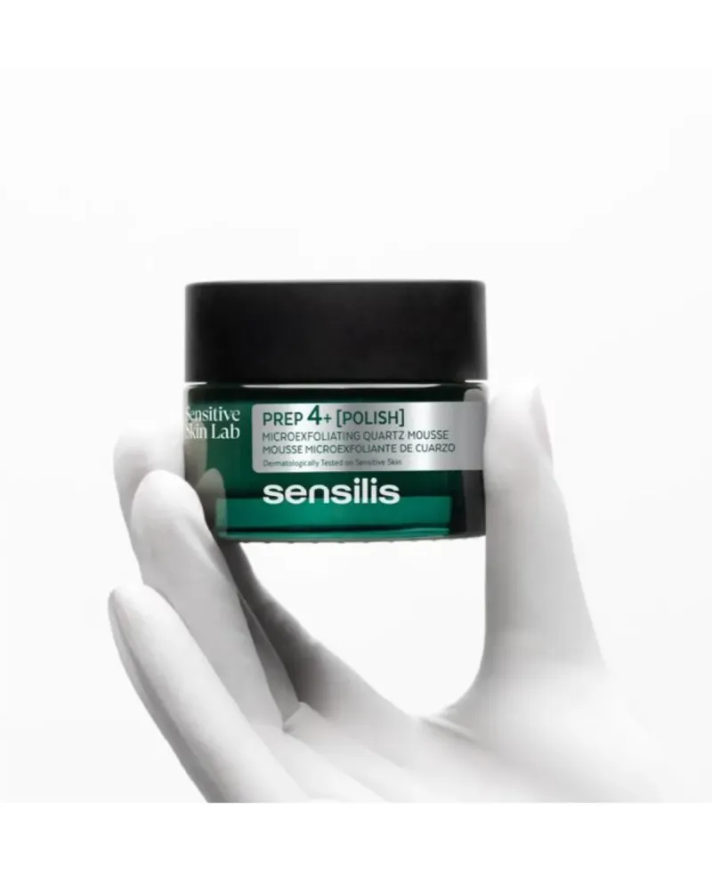 Sensilis Prep4 + POLISH Mousse Microexfoliante de Cuarzo 40 ml