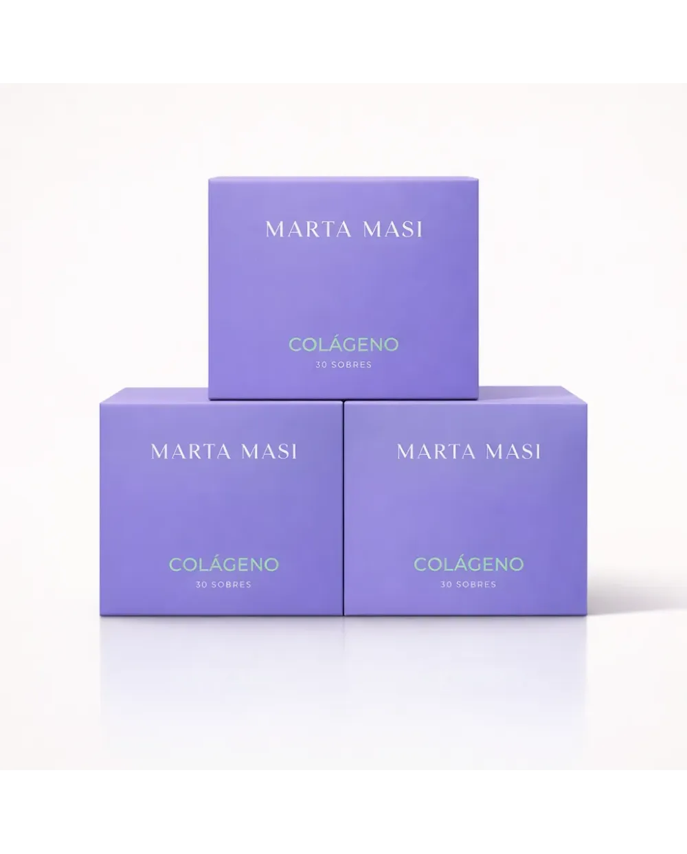 Pack Ahorro Marta Masi  Colágeno Hidrolizado con Ácido Hialurónico y Vitamina C 3X30 sobres