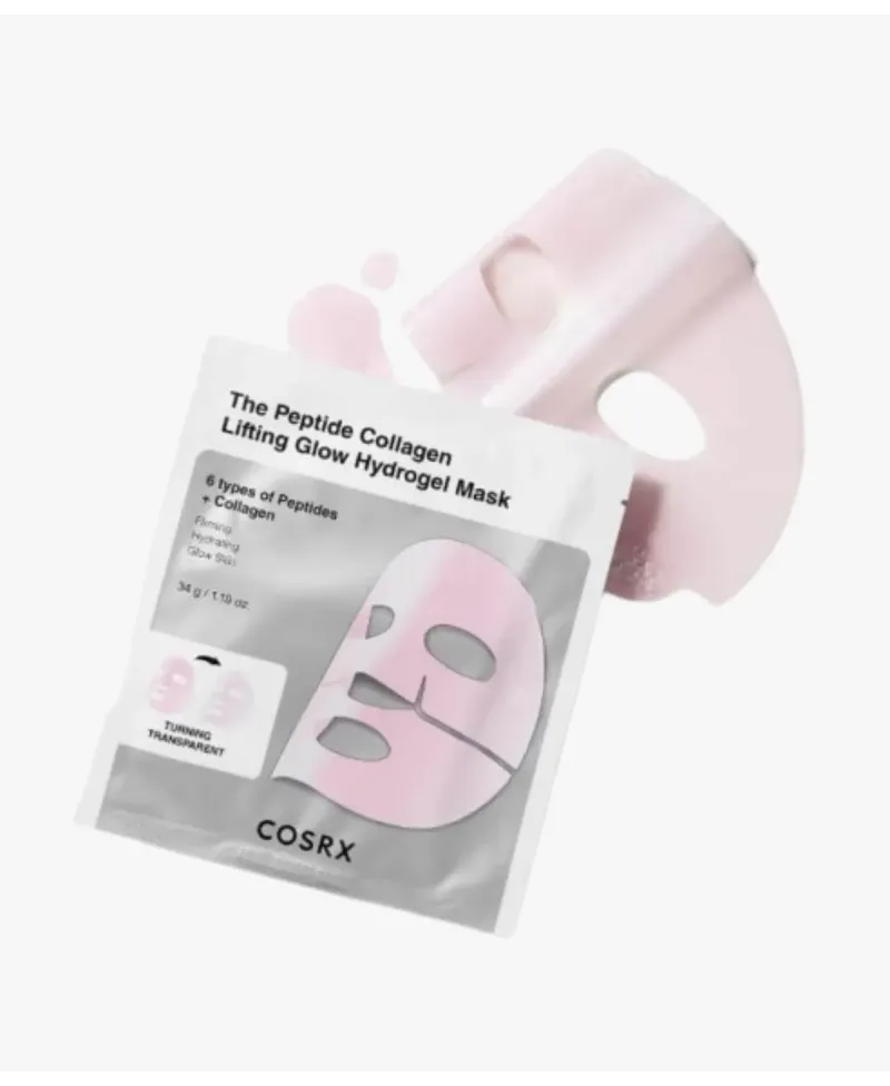 Cosrx The Peptide Collagen Mask Lifting Glow Hydrogel Mask 1 Unidad 34g