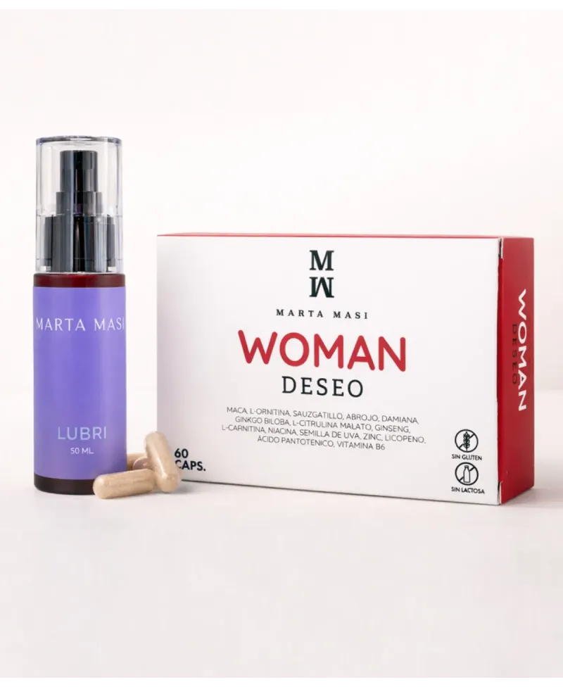 Marta Masi  Woman Lubri 50 ml + Marta Masi Woman Deseo 60 Cápsulas