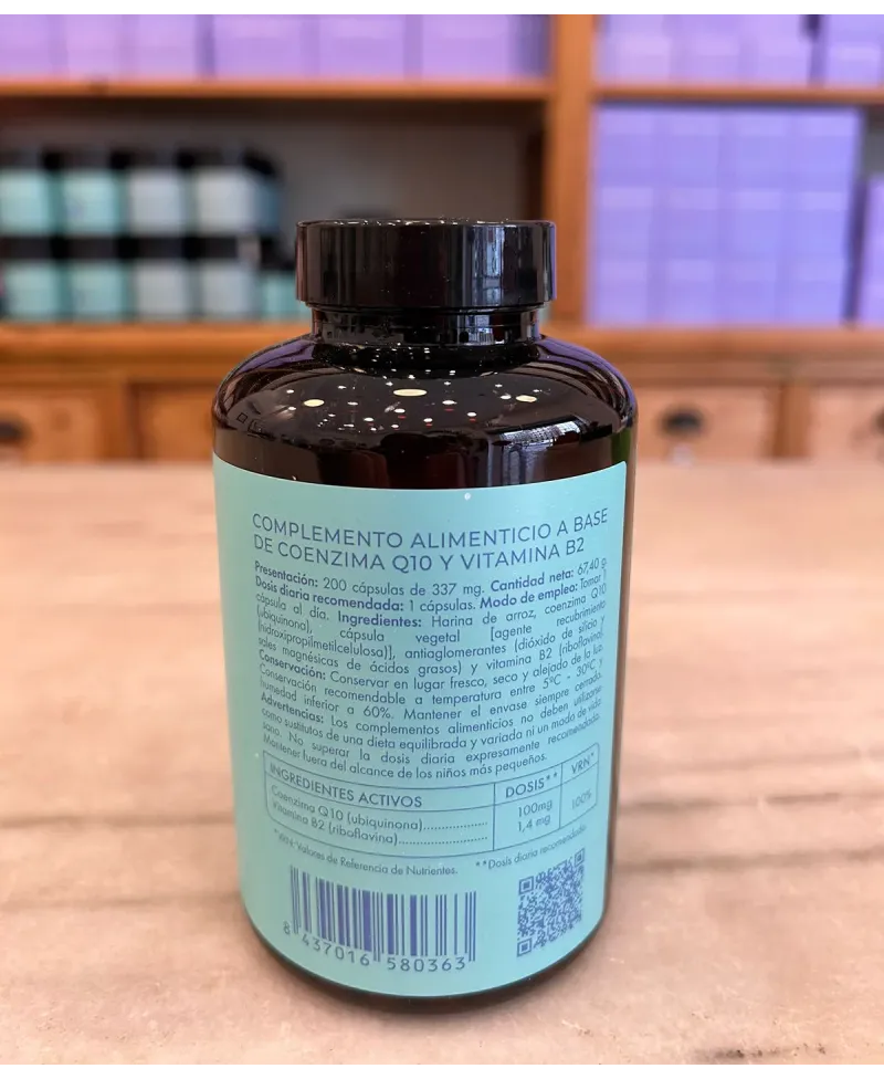 Marta Masi MAX Coenzima Q10 + Vitamina B2 (200 cápsulas)