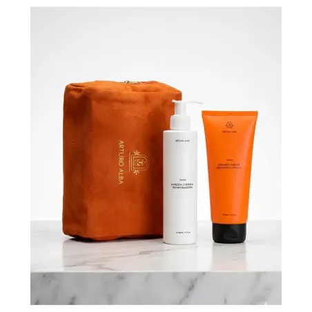 Pack Arturo Alba: Ritual Metamorfosis Corporal (Emulsión Exfoliante + Rapsodia) + Neceser REGALO