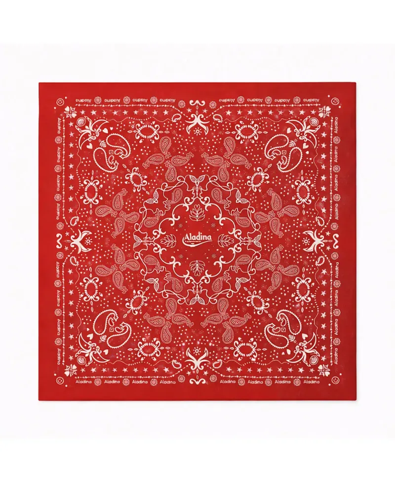 Pañuelo Solidario Aladina - Rojo corazón
